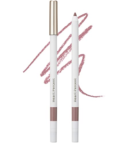 Heart Percent Dote On Mood Lip Pencil - Defines & Fills, Vegan Certified - #08 Cloudy Mauve