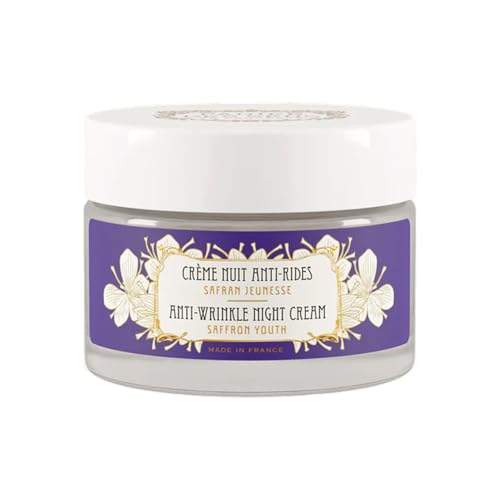 Panier des Sens Night Cream - Anti-Aging, Hydrating with Hyaluronic Acid & Saffron - 1.7oz