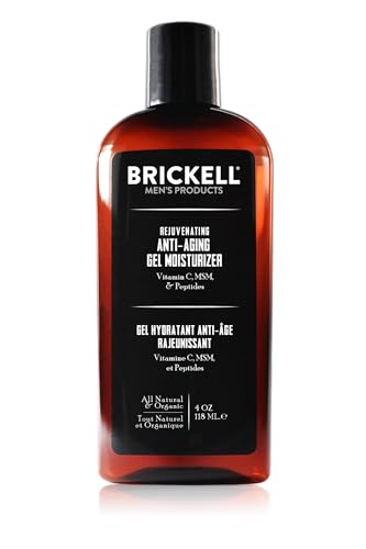 Brickell Men's Moisturizer - Reduces Fine Lines, Natural Ingredients, Fast Absorbing - 4 oz