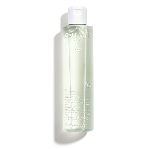 Caudalie Vinopure Pore Minimizing Toner - Reduces Oil & Blackheads, Vegan - 6.7oz