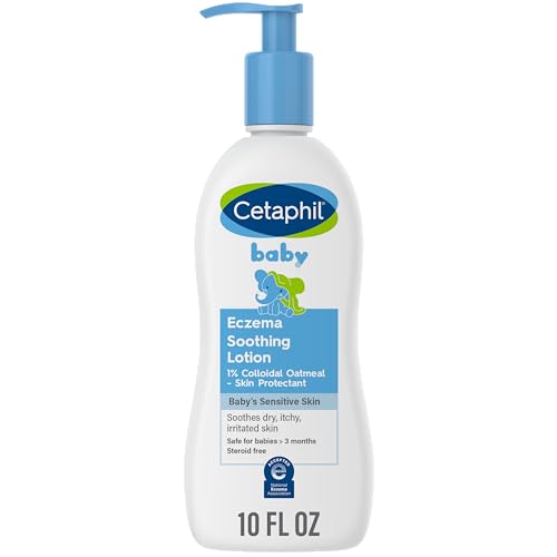 Cetaphil Baby Lotion - Soothes Eczema, Restores Moisture, Hypoallergenic - 10oz