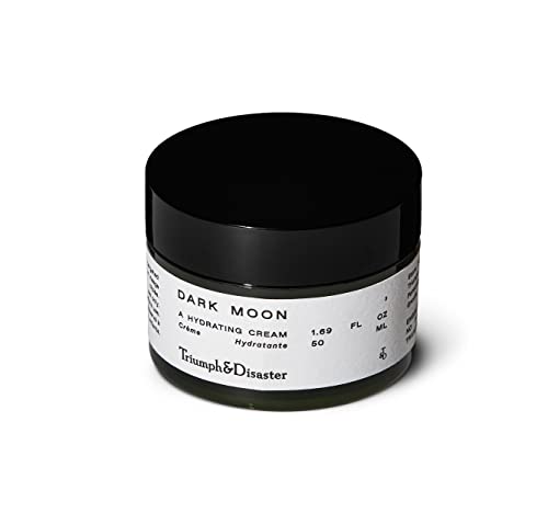 Triumph & Disaster Dark Moon Hydrating Cream - Collagen Boosting Night Moisturizer for Men - 1.7oz