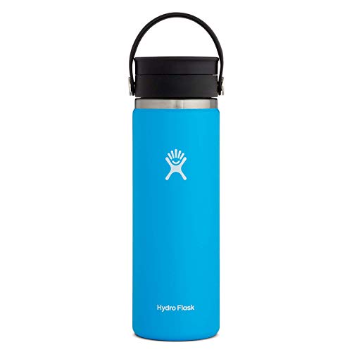 Hydro Flask 20 oz Wide Mouth Bottle - Leakproof, Durable Stainless Steel, BPA-Free - Pacific