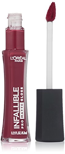 L'Oréal Paris Infallible Lip Pro Matte Gloss - Bold Color, All-Day Comfort, 0.21 fl. oz.