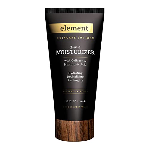 Element Men's Facial Moisturizer - Hydrating & Anti-Aging, Collagen & Hyaluronic Acid - 50ml