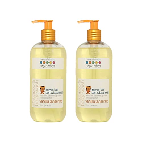 Nature's Baby 3-in-1 Shampoo & Body Wash - Gentle for Sensitive Skin, Organic Ingredients - 16oz