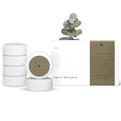 Daily Rituals Shower Steamers Gift Set - Natural Essential Oils, Made in USA - Eucalyptus & Mint