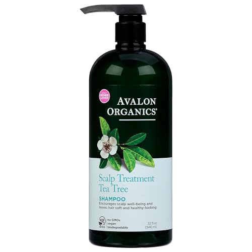 Avalon Organics Scalp Treatment Shampoo - Promotes Scalp Health, EWG Verified, 32 Fl Oz