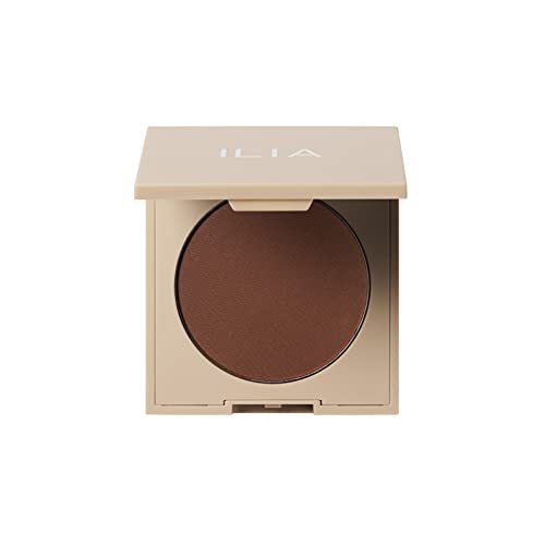 ILIA NightLite Bronzing Powder - Non-Toxic, Vegan, Talc-Free, Blendable - Deep Tan, 0.26 oz