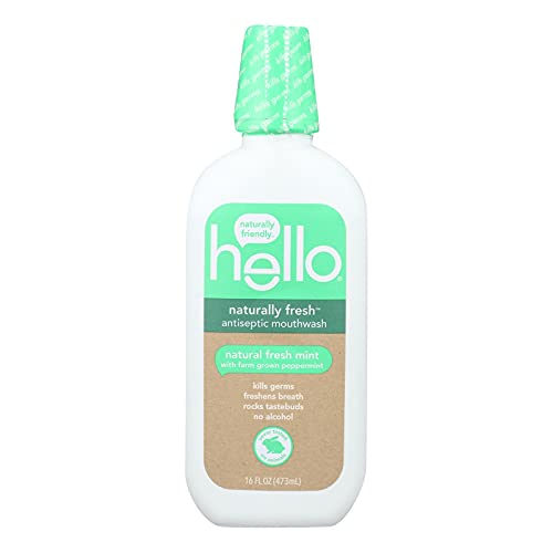 Hello Mouthwash - Antiseptic Oral Care, Naturally Fresh, No Animal Testing - 16 Fl Oz