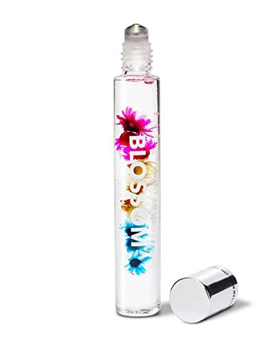 Blossom Roll-On Perfume Oil - Natural Essential Oils with Real Flowers, 0.20 fl. oz.