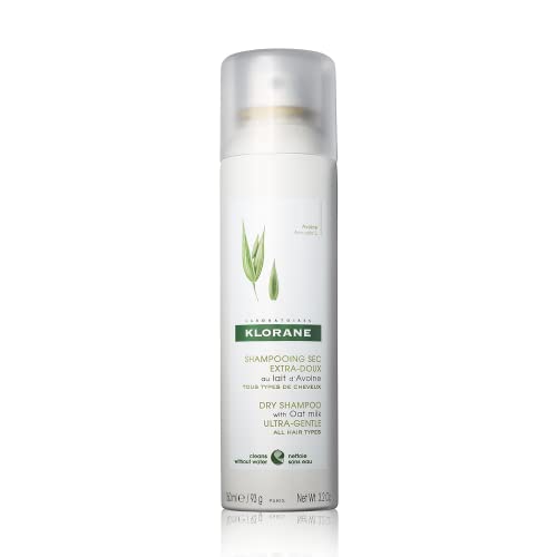 Klorane Dry Shampoo with Oat Milk - Volumizing, Paraben & Sulfate-Free - 3.2oz