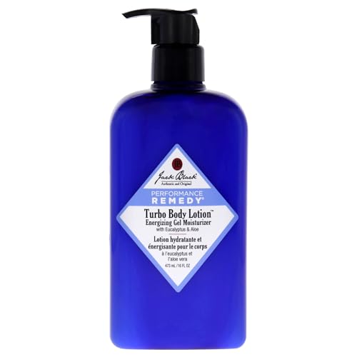 Jack Black Turbo Body Lotion - Hydrating, Fast-Absorbing, Dermatologist Tested - 16 Fl Oz