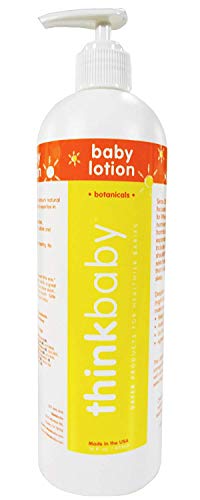 Thinkbaby Baby Lotion - Ideal for Sensitive Skin, Cruelty-Free, Safe for Newborns - 16oz