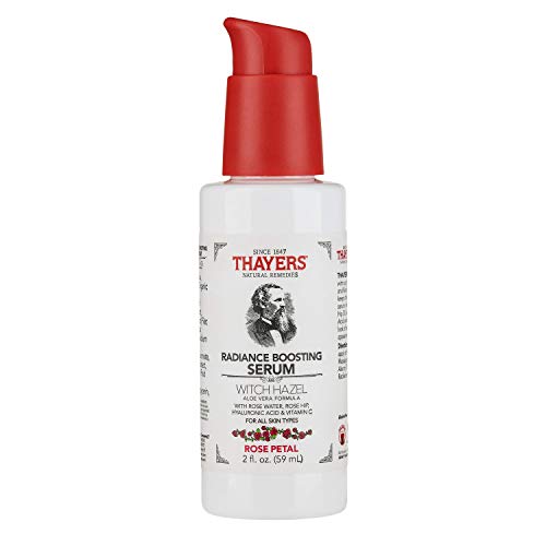 THAYERS Rose Petal Serum - Brightening Hydration with Vitamin C & Hyaluronic Acid - 2oz