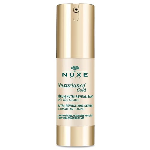 NUXE Nuxuriance Gold Face Serum - Anti-Aging, 92.7% Natural Ingredients, Vegan - 1 Fl Oz