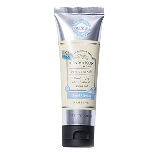 A LA MAISON Body Lotion - Deeply Hydrating with Shea Butter & Argan Oil, Sea Salt Scent - 1.7 oz