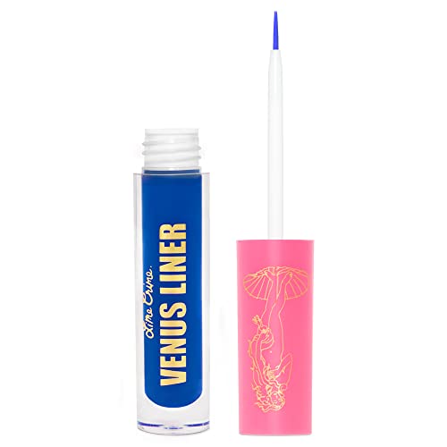 Lime Crime Venus Liquid Eyeliner - Vibrant Cobalt Blue, Long-Lasting & Smudge-Proof - 0.14oz