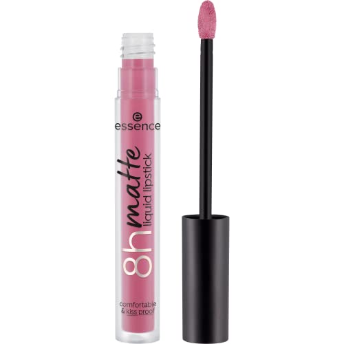 essence 8H Matte Liquid Lipstick - Long-lasting Color, Vegan & Cruelty-Free - 05 Pink Blush