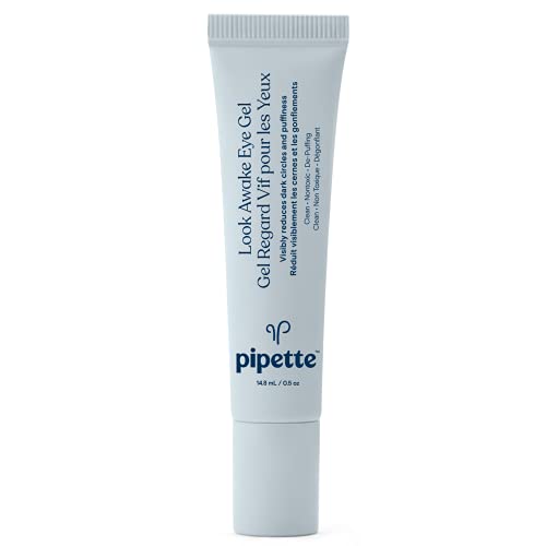 Pipette Look Awake Eye Gel - Reduces Puffiness & Dark Circles, Hypoallergenic - 0.5 fl oz