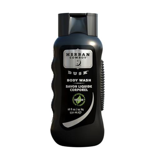 Herban Cowboy Body Wash - Vegan, Cruelty-Free, Essential Oil Scents - 18oz Dusk