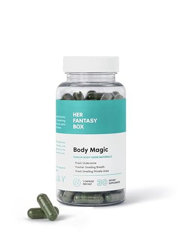 Body Magic Chlorophyll Capsules - Detox, Digestion, Skin Support - 30 Vegan Capsules