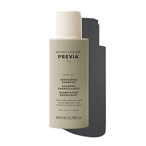 Previa Energising Shampoo - Strengthens Roots, Promotes Hair Growth - 100ml Treatment