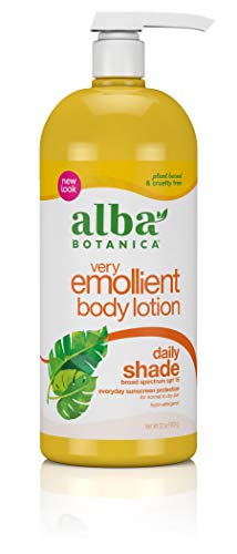 Alba Botanica Body Lotion - Nourishing Moisturizer with SPF 15, Vegetarian, 32oz