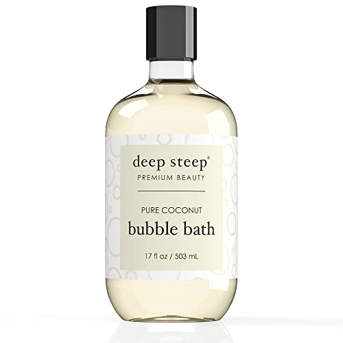 Deep Steep Bubble Bath - Nourishing Coconut Formula, Vegan & Cruelty-Free - 17oz