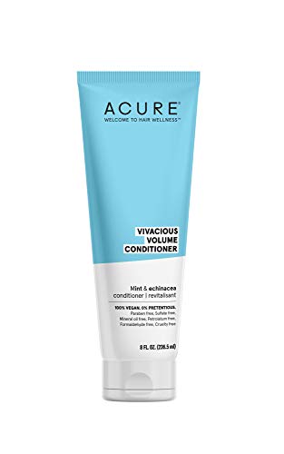 Acure Vivacious Volume Conditioner - Boosts Fine Hair Volume, Mint & Echinacea - 8 Fl Oz