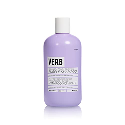 VERB Purple Shampoo - Tones Brassiness, Hydrates Hair with Açaí Extract - 12 fl oz