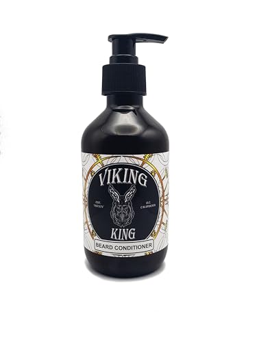 Viking King Beard Conditioner - Softens, Strengthens, All-Natural Tea Tree & Mint - 300ml