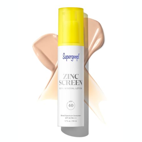 Supergoop! Zincscreen Sunscreen - SPF 40, 100% Mineral, Lightweight, Pink Hue - 1.7 fl oz