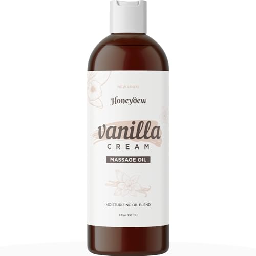 Vanilla Massage Oil - Silky Smooth, Non-Greasy, Therapeutic Grade, Vegan - 8oz