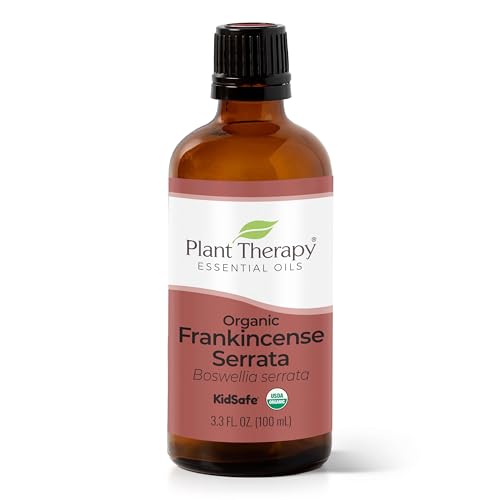 Plant Therapy Frankincense Serrata Essential Oil - USDA Organic, Pure Aromatherapy - 100 mL