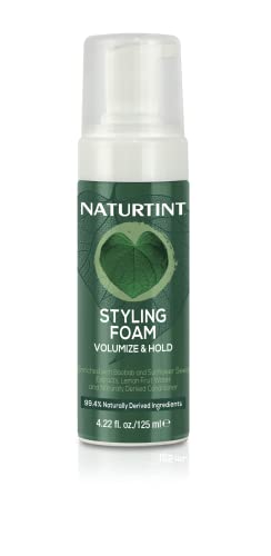 Naturtint Hair Mousse - Fast-Drying, Lightweight, Vegan, Dermatologically Tested - 99% Natural