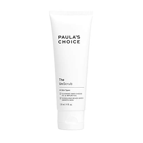 Paula's Choice Face Scrub - Gentle Makeup Remover, Jojoba Beads, Vitamin E, 4oz