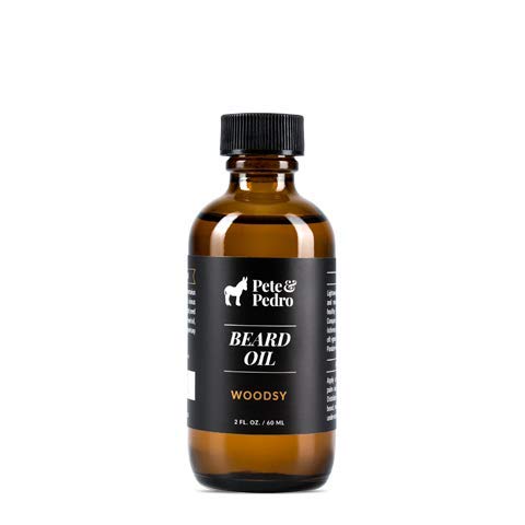 Pete & Pedro Beard Oil - Hydrates & Softens, Natural Ingredients, Woody Scent - 2 oz