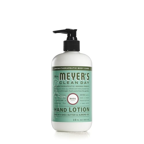 Mrs. Meyer's Hand Lotion - Non-Greasy Moisturizer with Shea Butter & Essential Oils, 12oz