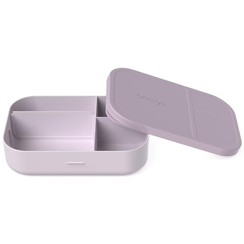 Bentgo Modern Tray with Matte Lid - BPA-Free Meal Prep, Customizable 3 or 4 Compartments - Orchid