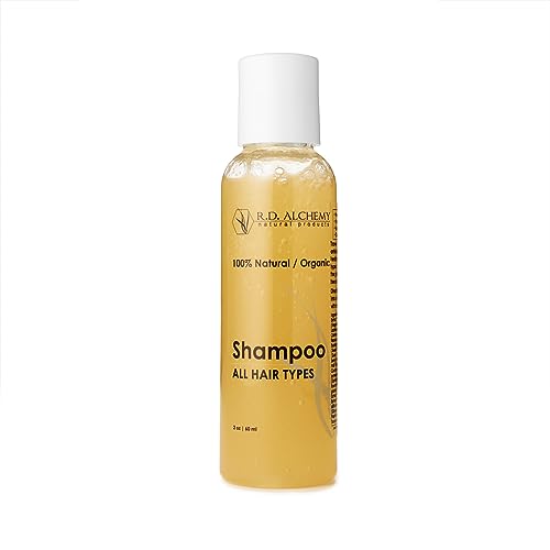 RD Alchemy Shampoo - Antioxidant Formula, TSA Approved, 100% Natural, 2oz Travel Size