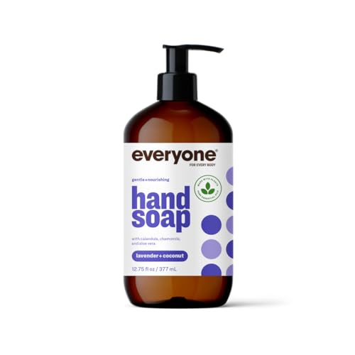 Everyone Liquid Hand Soap - Plant-Based Cleanser with Essential Oils, Lavender & Coconut - 12.75oz