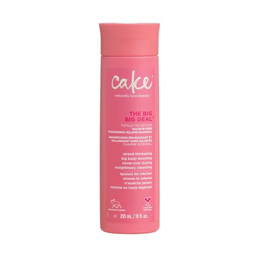 Cake Beauty Volumizing Shampoo - Body Boosting with Aloe Vera, Rice & Soy Protein - 10 Fl Oz