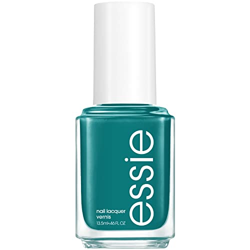 essie Nail Polish - Glossy Teal Green, Vegan Formula, Professional Application - 0.46 fl oz