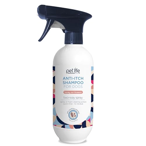 Pet Life Unlimited Dog Shampoo - Itchy Skin Relief, Plant-Based Honey Oat Blossom - 16oz