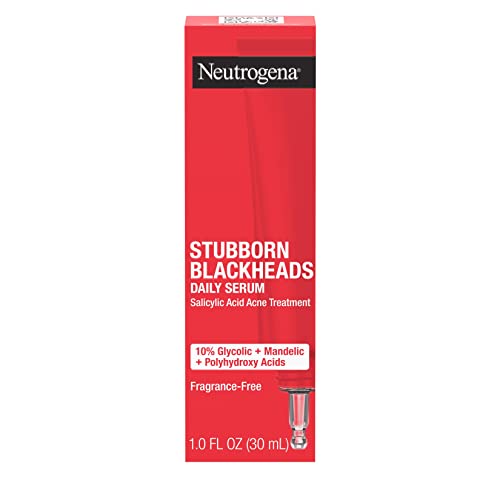 Neutrogena Acne Face Serum - Clears Blackheads, Oil-Free, Dermatologist-Tested - 1 fl. oz