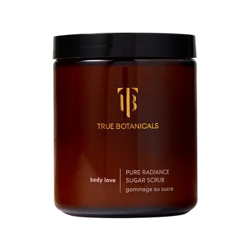 True Botanicals Body Scrub - Ultra-Hydrating, Nourishing, Non-Toxic - 8oz Organic Sugar Blend