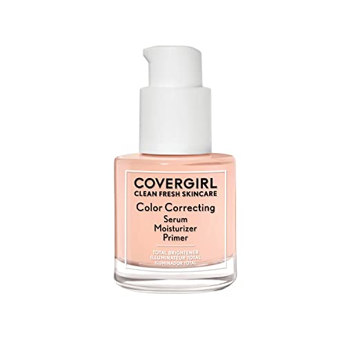 COVERGIRL Clean Fresh Color Correcting Serum - Hydrating Primer with Avocado & Niacinamide - 30ml