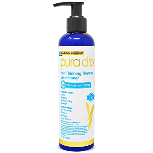 PURA D'OR Hair Regrowth Conditioner - Reduces Breakage, Moisturizes, Color Safe - 8 oz