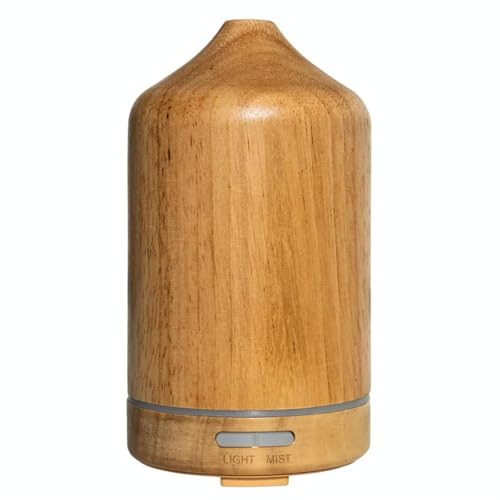 Juniper Ridge Aromatherapy Diffuser - Natural Bamboo, BPA-Free, Auto Shut-Off - 100ml